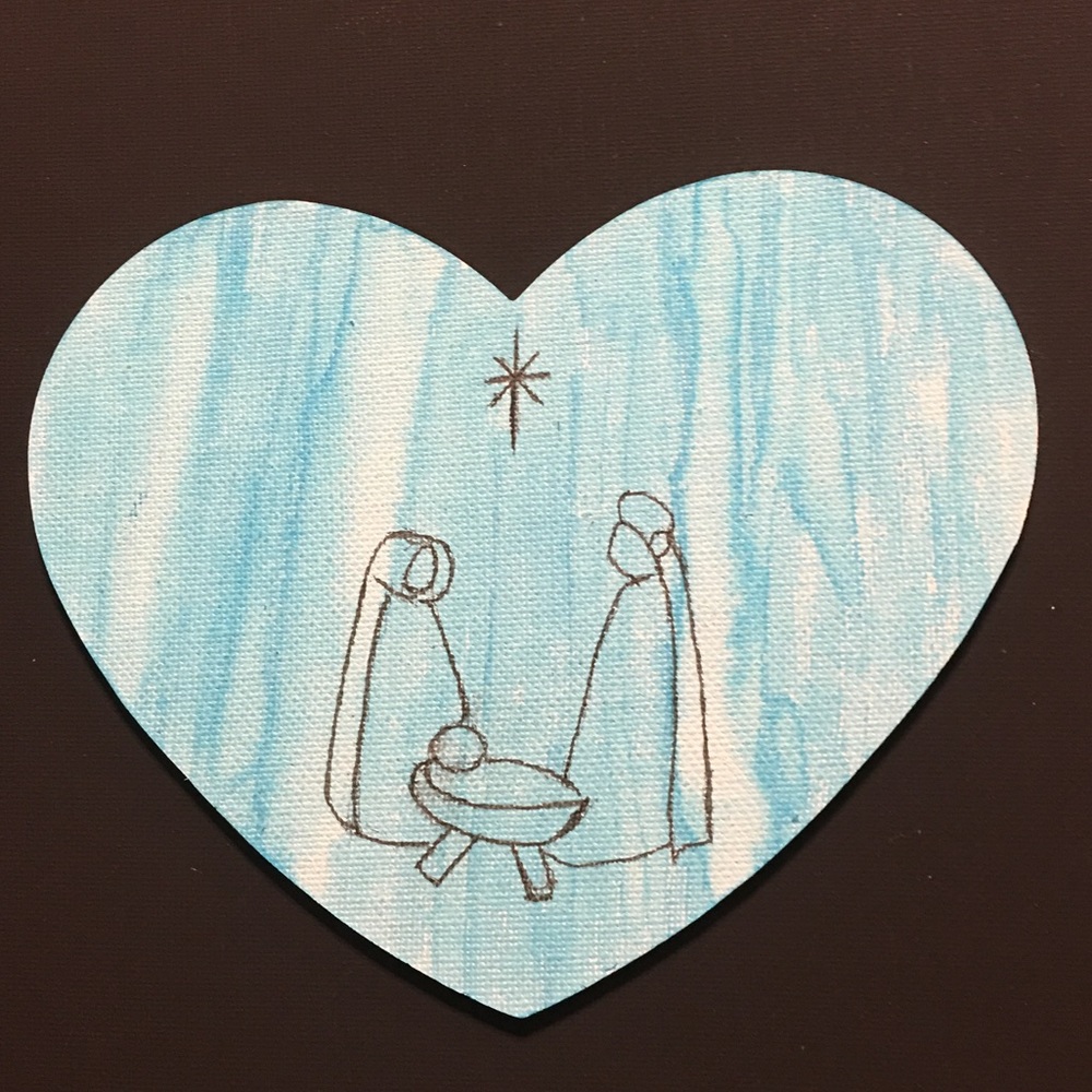 ✨Nativity Heart Magnet ✨